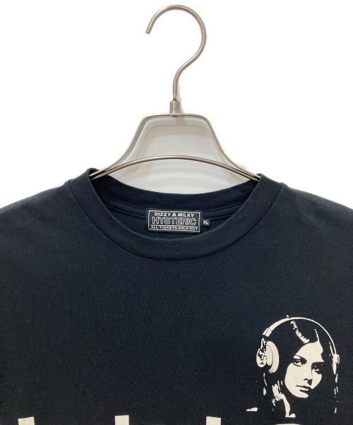Hysteric Glamour（ヒステリックグラマー）Hysteric Glamour (ヒステリックグラマー) HEAVY EFFECTS Tシャツ ブラック サイズ:XLの古着・服飾アイテム