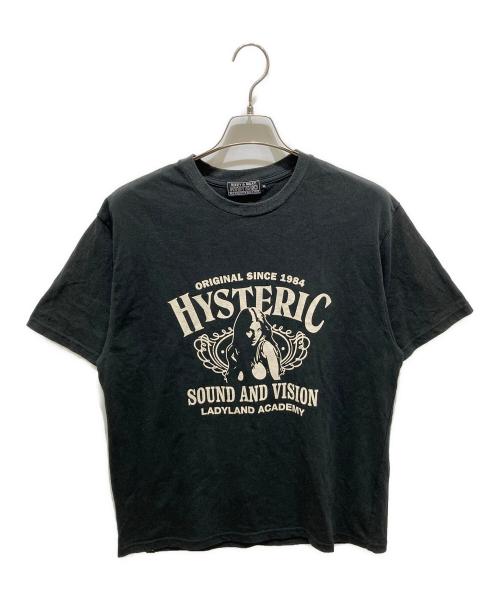 Hysteric Glamour（ヒステリックグラマー）Hysteric Glamour previewnext レッド  02253CT01  レッド グリーン ブラック    HYSTERIC GLAMOUR MEN  LADYLAND ACADEMY Tシャツ ブラック サイズ:XLの古着・服飾アイテム