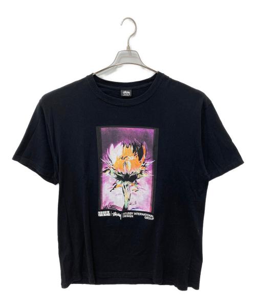 stussy（ステューシー）stussy (ステューシー) Young Organics Tee ブラック サイズ:XLの古着・服飾アイテム