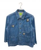 HUFハフ）の古着「INFINITY JEWEL DENIM COVERALL」｜ブルー