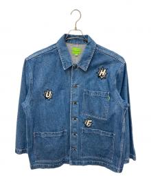 HUF（ハフ）の古着「INFINITY JEWEL DENIM COVERALL」｜ブルー