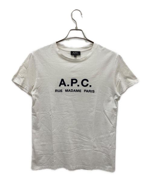 A.P.C.（アーペーセー）A.P.C. (アーペーセー) 半袖Tシャツ ホワイト サイズ:XSの古着・服飾アイテム