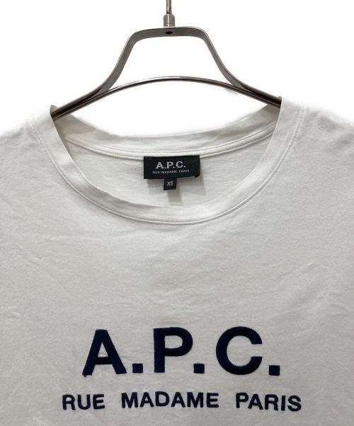 A.P.C.（アーペーセー）A.P.C. (アーペーセー) 半袖Tシャツ ホワイト サイズ:XSの古着・服飾アイテム