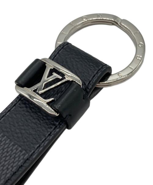 LOUIS VUITTON（ルイ ヴィトン）LOUIS VUITTON (ルイ ヴィトン) グラフィット LVロゴ キーホルダー ブラックの古着・服飾アイテム