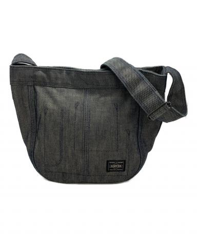 【未使用に近い】PORTER ポーター Parker SHOULDER BAG 中古・古着通販】PORTER (ポーター) DEEPER ショルダーバッグ グレー