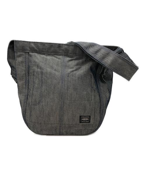 PORTER（ポーター）PORTER (ポーター) デニムショルダーバッグ グレーの古着・服飾アイテム