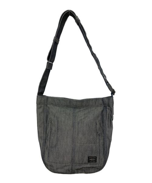 PORTER（ポーター）PORTER (ポーター) デニムショルダーバッグ グレーの古着・服飾アイテム