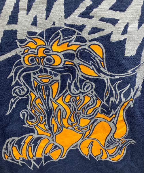 stussy（ステューシー）stussy (ステューシー) シーサーロングスリーブカットソソー ネイビー サイズ:Ｍの古着・服飾アイテム