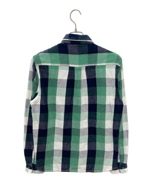 stussy（ステューシー）stussy (ステューシー) ネルシャツ グリーン サイズ:Sの古着・服飾アイテム