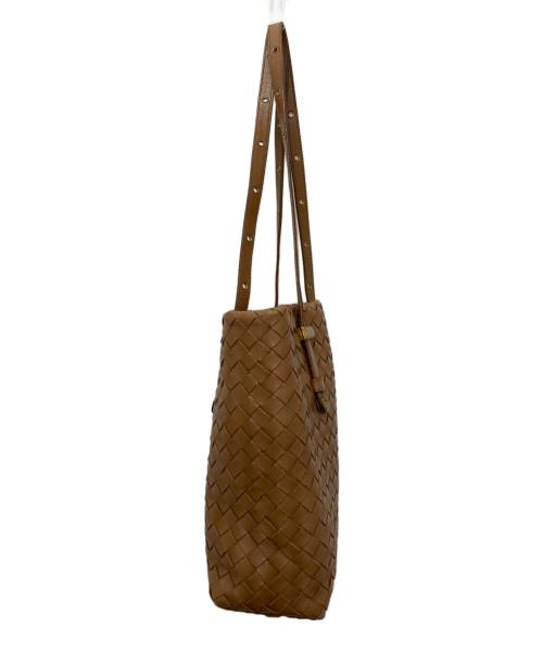 BOTTEGA VENETA（ボッテガベネタ）BOTTEGA VENETA (ボッテガベネタ) イントレチャート ブラウンの古着・服飾アイテム