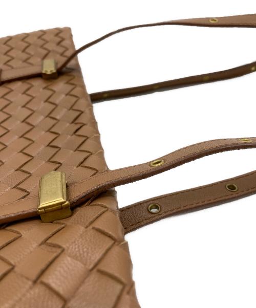 BOTTEGA VENETA（ボッテガベネタ）BOTTEGA VENETA (ボッテガベネタ) イントレチャート ブラウンの古着・服飾アイテム