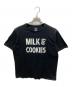 NUMBER (N)INE（ナンバーナイン）の古着「加工MILK&COOKIES T-SHIRT」｜ブラック