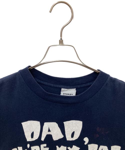 STANLEY DESIGN（スタンレーデザイン）STANLEY DESIGN (スタンレーデザイン) プリントTシャツ ネイビー サイズ:XLの古着・服飾アイテム