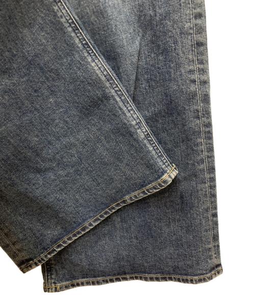 YANUK（ヤヌーク）YANUK (ヤヌーク) ルーズバギー KATE ブルー サイズ:24の古着・服飾アイテム