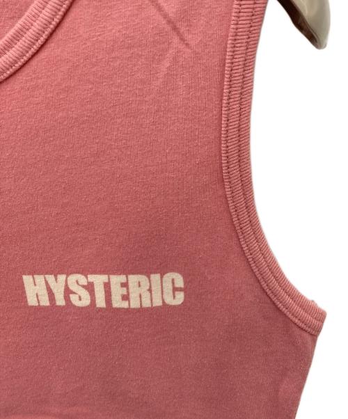 hysterics（ヒステリックス）hysterics (ヒステリックス) ノースリーブカットソー ピンク サイズ:FREEの古着・服飾アイテム