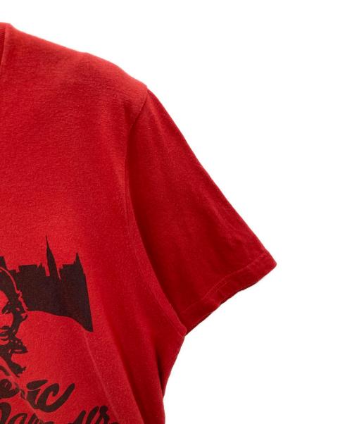 Hysteric Glamour（ヒステリックグラマー）Hysteric Glamour (ヒステリックグラマー) プリントTシャツ レッド サイズ:Ｍの古着・服飾アイテム