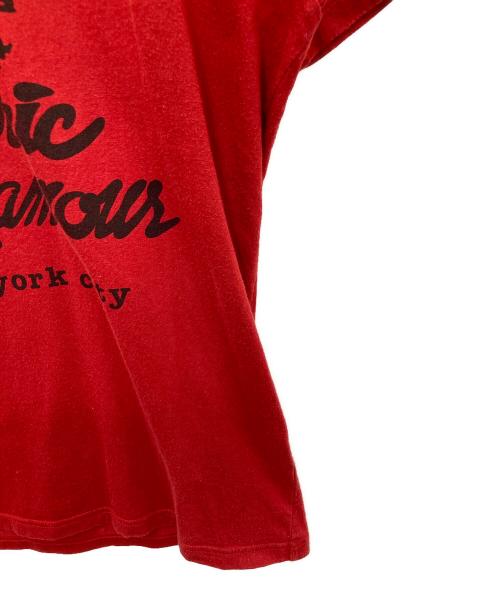 Hysteric Glamour（ヒステリックグラマー）Hysteric Glamour (ヒステリックグラマー) プリントTシャツ レッド サイズ:Ｍの古着・服飾アイテム
