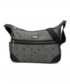 BURBERRY BLACK LABELバーバリーブラックレーベル）の古着「ホースロゴショルダーバッグ」｜ブラック