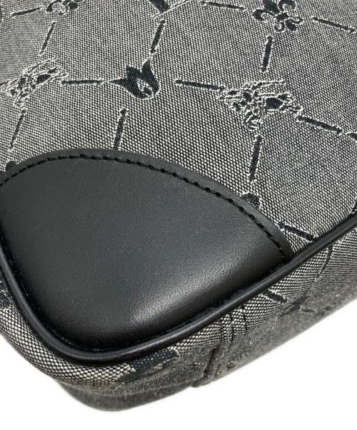 BURBERRY BLACK LABEL（バーバリーブラックレーベル）BURBERRY BLACK LABEL (バーバリーブラックレーベル) ホースロゴショルダーバッグ ブラックの古着・服飾アイテム