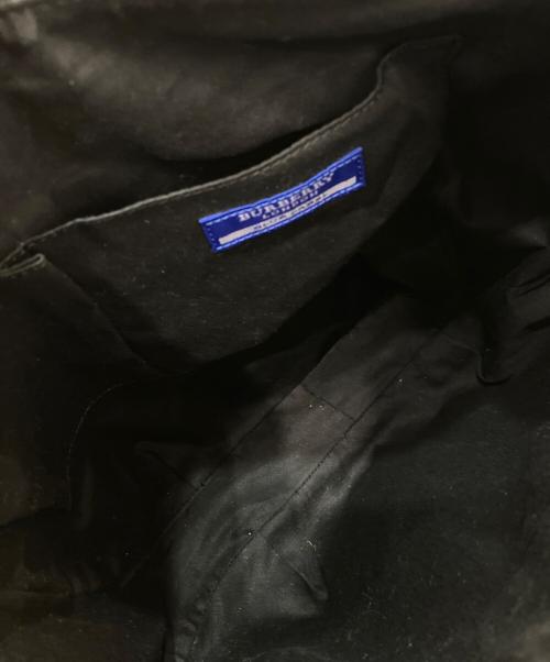 BURBERRY BLUE LABEL（バーバリー ブルー レーベル）BURBERRY BLUE LABEL (バーバリー ブルー レーベル) チェックワンショルダーバッグ ブラック×ホワイトの古着・服飾アイテム