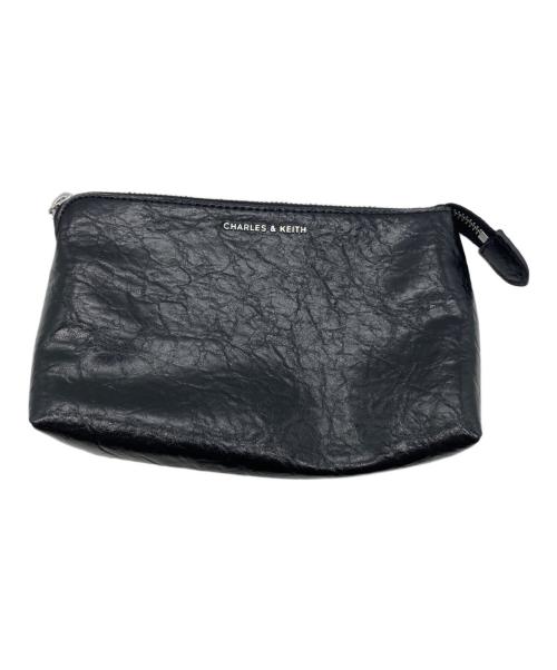 CHARLES & KEITH（チャールズアンドキース）CHARLES & KEITH (チャールズアンドキース) Duoチェーンショルダーバッグ ブラックの古着・服飾アイテム