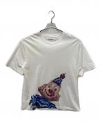 DISCOVEREDディスカバード）の古着「Pierrot print T-shirt」｜ホワイト