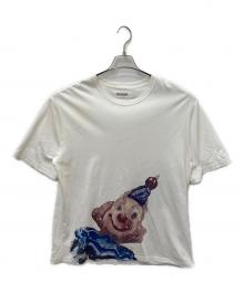 DISCOVERED（ディスカバード）の古着「Pierrot print T-shirt」｜ホワイト