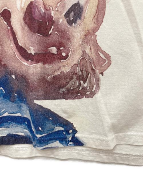 DISCOVERED（ディスカバード）DISCOVERED (ディスカバード) Pierrot print T-shirt ホワイト サイズ:3の古着・服飾アイテム