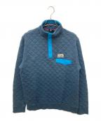 Patagoniaパタゴニア）の古着「スナップキルトジャケット」｜ブルー