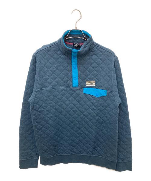 Patagonia（パタゴニア）Patagonia (パタゴニア) スナップキルトジャケット ブルー サイズ:Mの古着・服飾アイテム