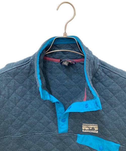 Patagonia（パタゴニア）Patagonia (パタゴニア) スナップキルトジャケット ブルー サイズ:Mの古着・服飾アイテム