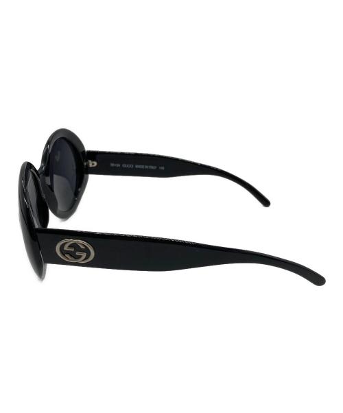 GUCCI（グッチ）GUCCI (グッチ) サングラス ブラック サイズ:55□24 145の古着・服飾アイテム