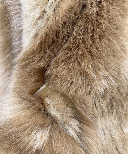 6(ROKU) BEAUTY&YOUTH（ロク ビューティーアンドユース）6(ROKU) BEAUTY&YOUTH (ロク ビューティーアンドユース) FAKE MINK FUR COAT　フェイクミンクファーコート ブラウン サイズ:36の古着・服飾アイテム