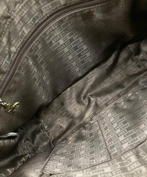 ANNA SUI（アナスイ）ANNA SUI (アナスイ) レザーハンドバッグ ブラウンの古着・服飾アイテム