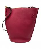 LOEWEロエベ）の古着「ゲートバケットショルダーバッグ」｜ピンク