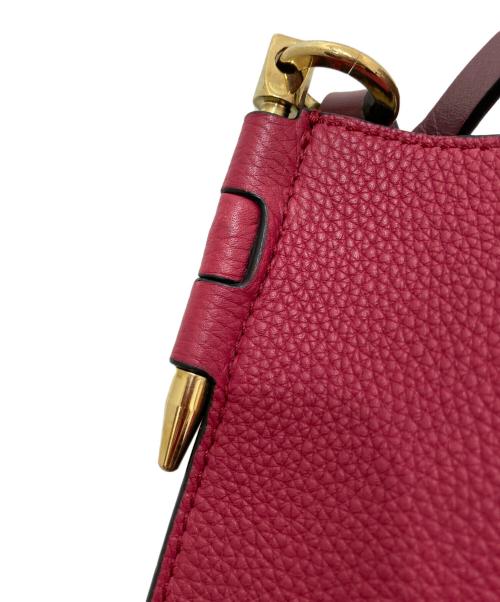 LOEWE（ロエベ）LOEWE (ロエベ) ゲートバケットショルダーバッグ ピンクの古着・服飾アイテム