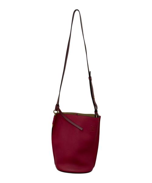 LOEWE（ロエベ）LOEWE (ロエベ) ゲートバケットショルダーバッグ ピンクの古着・服飾アイテム