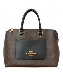 COACH（コーチ）の古着「ハンドバッグ」｜ブラウン