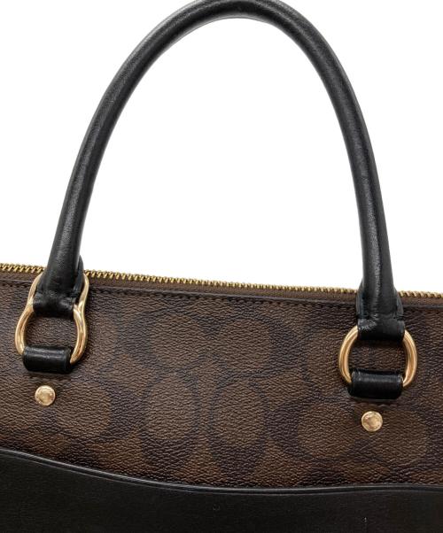 COACH（コーチ）COACH (コーチ) ハンドバッグ ブラウンの古着・服飾アイテム