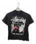 stussy（ステューシー）の古着「プリントTシャツ」｜ブラック