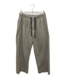 ANCELLM（アンセルム）の古着「TUCK SWEAT PANTS」｜グレー