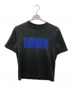 blurhms ROOTSTOCKブラームスルーツストック）の古着「BRITPOP プリントtシャツ」｜ブラック