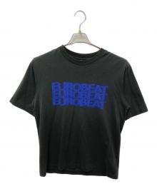 blurhms ROOTSTOCK（ブラームスルーツストック）の古着「BRITPOP プリントtシャツ」｜ブラック