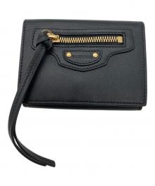 BALENCIAGA（バレンシアガ）の古着「NEO CLASSIC/3つ折り財布」｜ブラック
