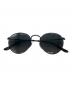 RAY-BAN（レイバン）の古着「ROUND FLAT LENSES」｜ブラック
