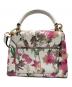 FURLA (フルラ) フラワープリント2WAYショルダーバッグ ベージュ：15000円