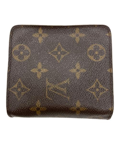 LOUIS VUITTON（ルイ ヴィトン）LOUIS VUITTON (ルイ ヴィトン) モノグラム コンパクトジップ　2つ折り財布 ブラウンの古着・服飾アイテム