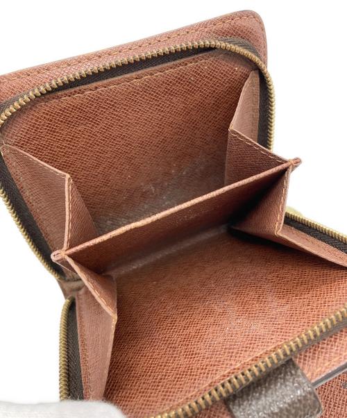 LOUIS VUITTON（ルイ ヴィトン）LOUIS VUITTON (ルイ ヴィトン) モノグラム コンパクトジップ　2つ折り財布 ブラウンの古着・服飾アイテム