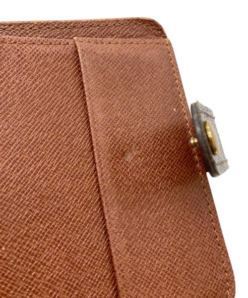 LOUIS VUITTON（ルイ ヴィトン）LOUIS VUITTON (ルイ ヴィトン) モノグラム コンパクトジップ　2つ折り財布 ブラウンの古着・服飾アイテム