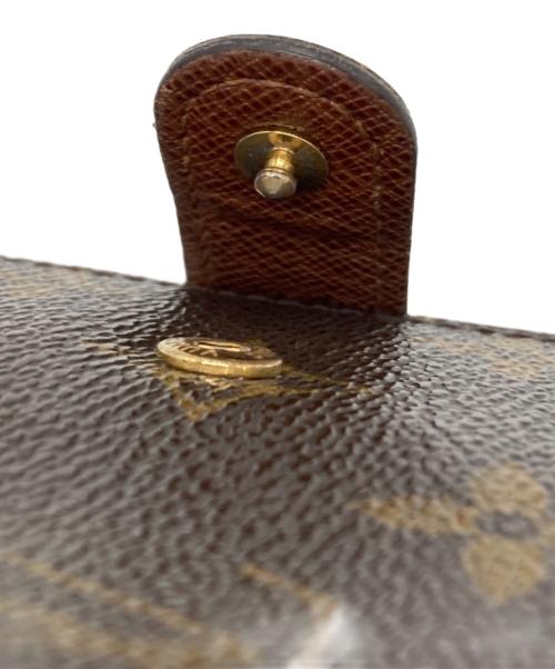 LOUIS VUITTON（ルイ ヴィトン）LOUIS VUITTON (ルイ ヴィトン) モノグラム コンパクトジップ　2つ折り財布 ブラウンの古着・服飾アイテム